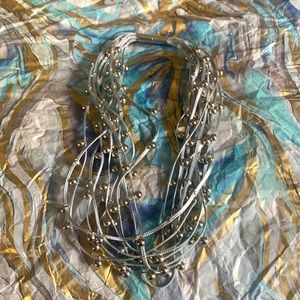 Shiny fun layered necklace